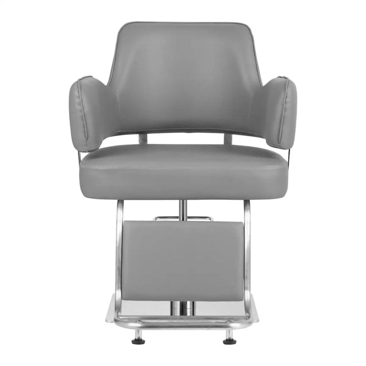 Gabbiano Friseurstuhl Linz Silber Grau - Friseurstuhl