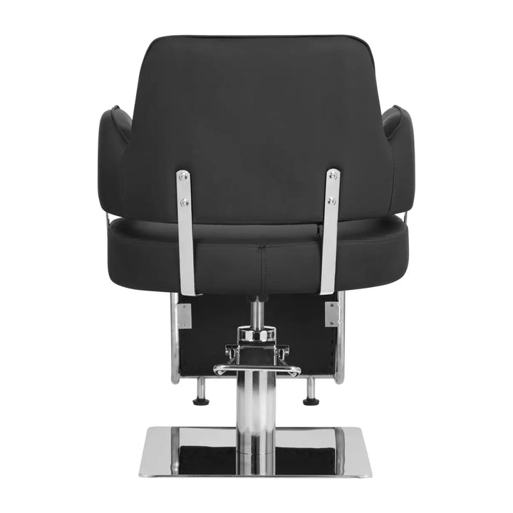Gabbiano Friseurstuhl Linz Silber Schwarz - Friseurstuhl