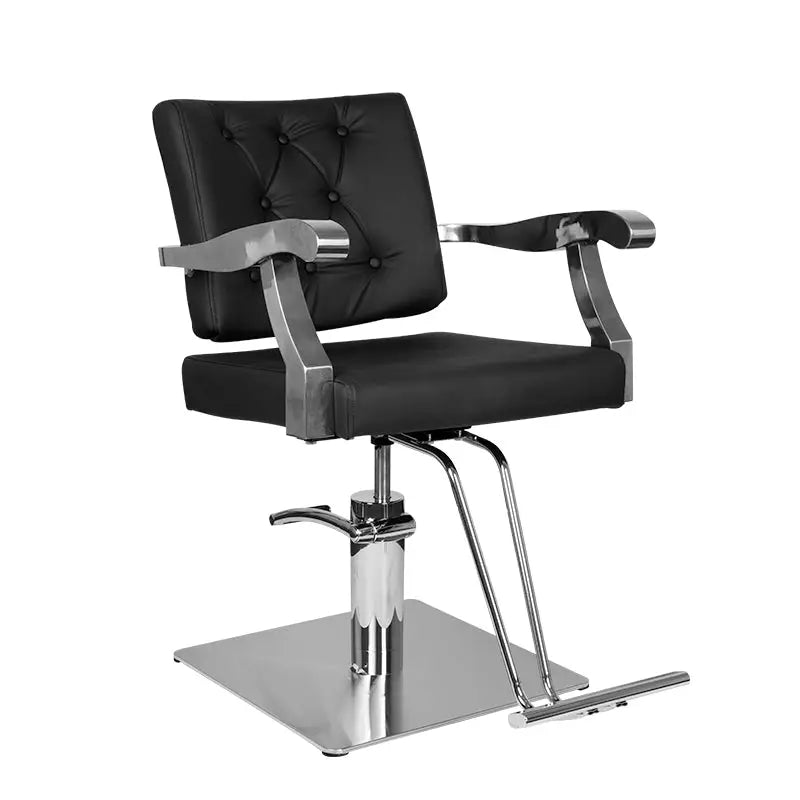 Gabbiano Friseurstuhl Lyon Schwarz - Friseurstuhl