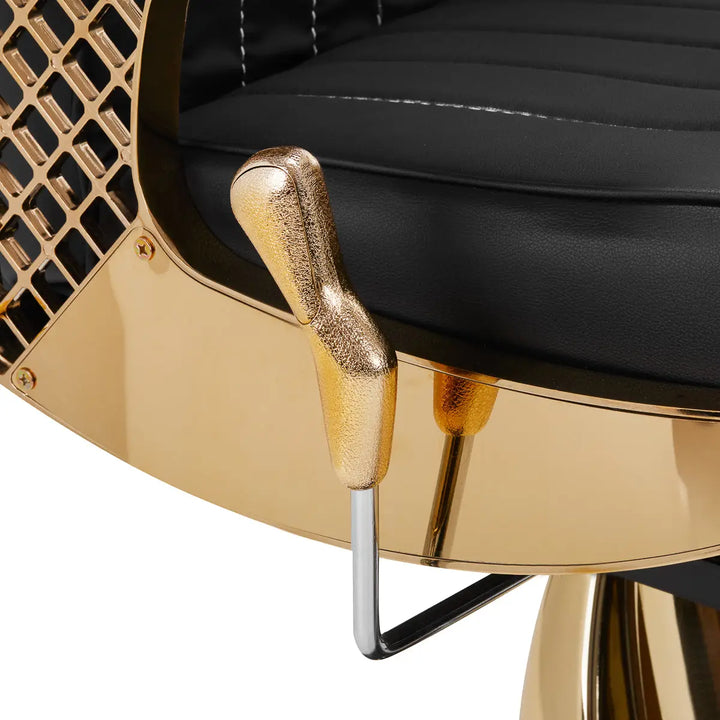 Gabbiano Friseurstuhl Marcus Gold - Friseurstuhl