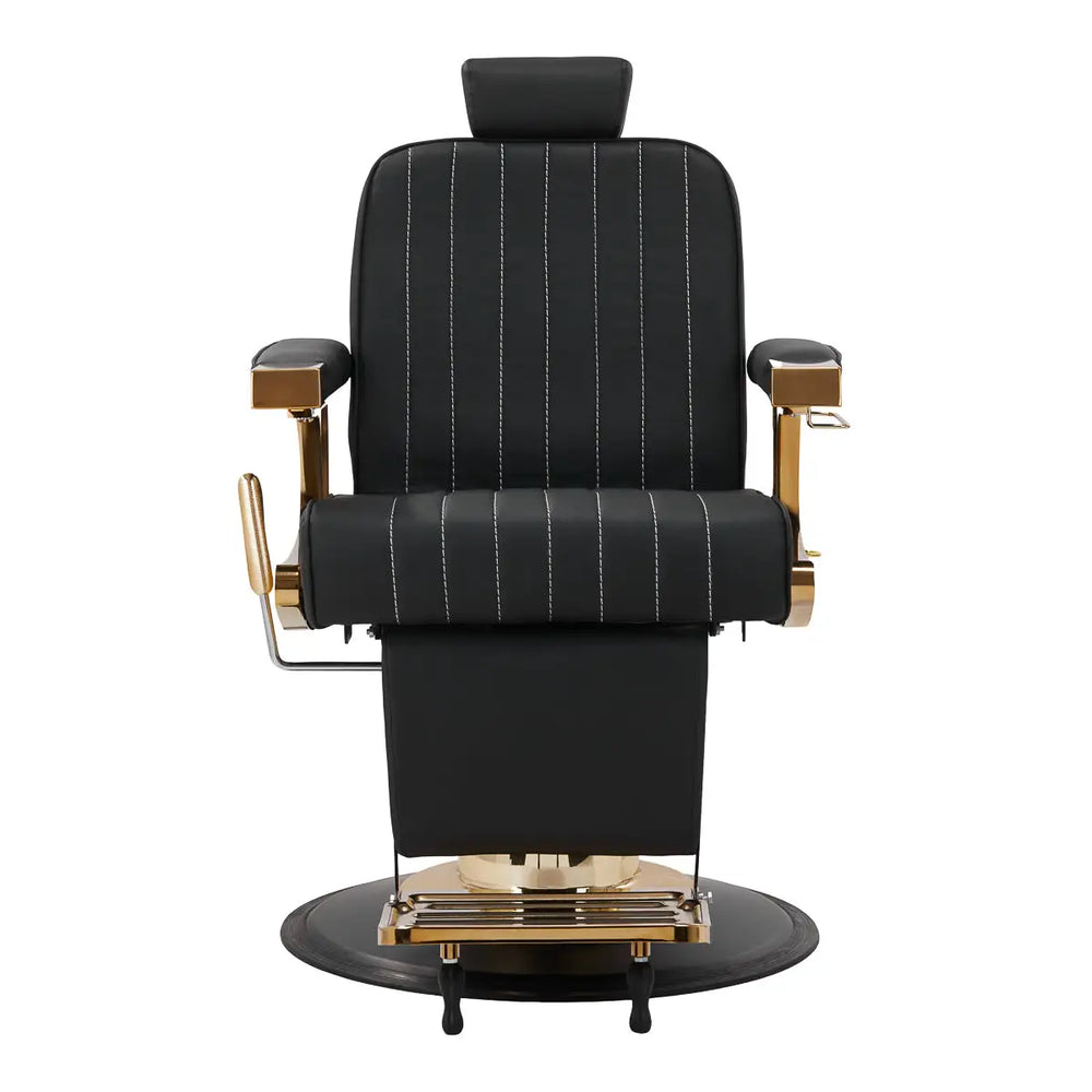 Gabbiano Friseurstuhl Marcus Gold - Friseurstuhl