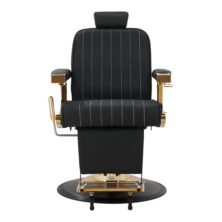 Gabbiano Friseurstuhl Marcus Gold - Friseurstuhl