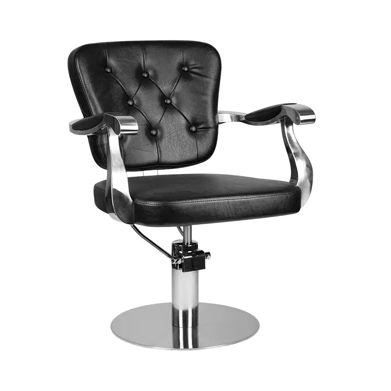 Gabbiano Friseurstuhl Molise Schwarz - Friseurstuhl