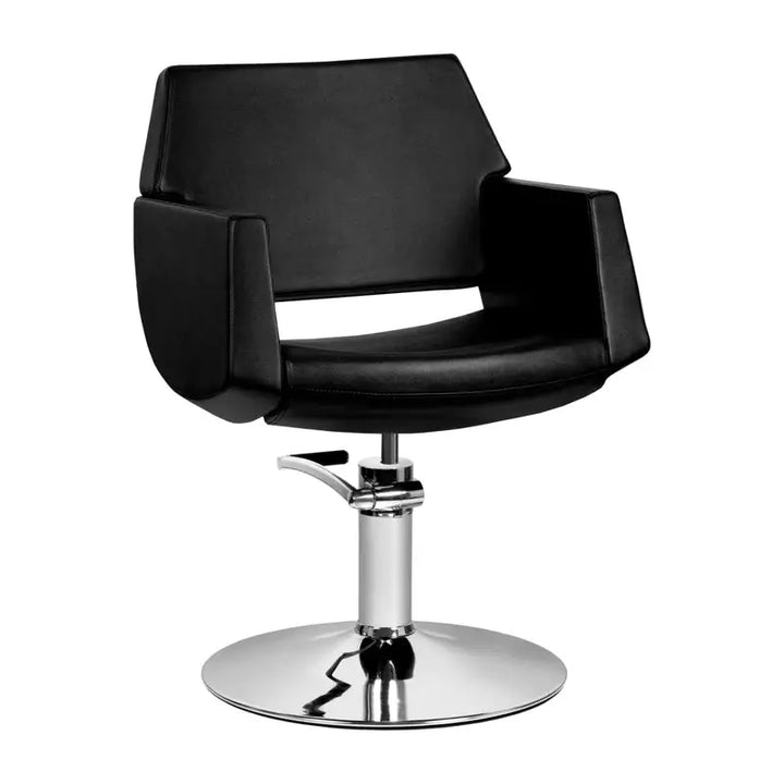 Gabbiano Friseurstuhl Santiago Schwarz - Friseurstuhl