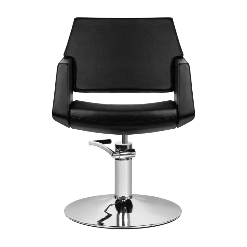 Gabbiano Friseurstuhl Santiago Schwarz - Friseurstuhl