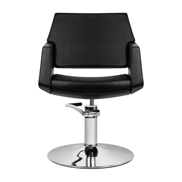 Gabbiano Friseurstuhl Santiago Schwarz - Friseurstuhl