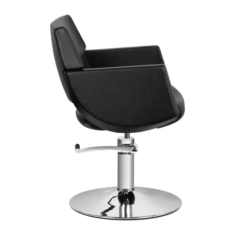 Gabbiano Friseurstuhl Santiago Schwarz - Friseurstuhl