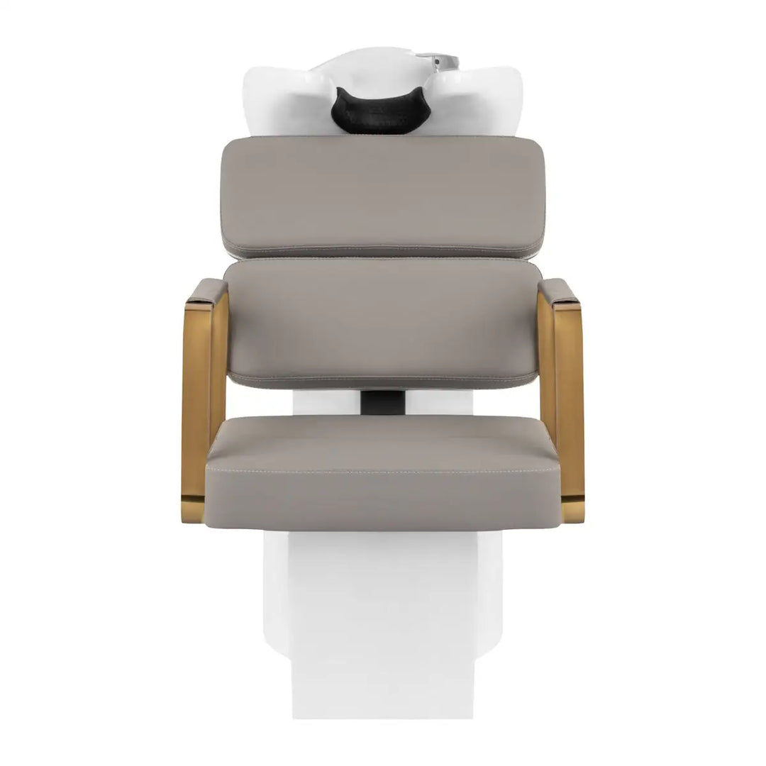 Gabbiano Friseurwäsche Porto Gold Grau - Friseur-Waschbecken