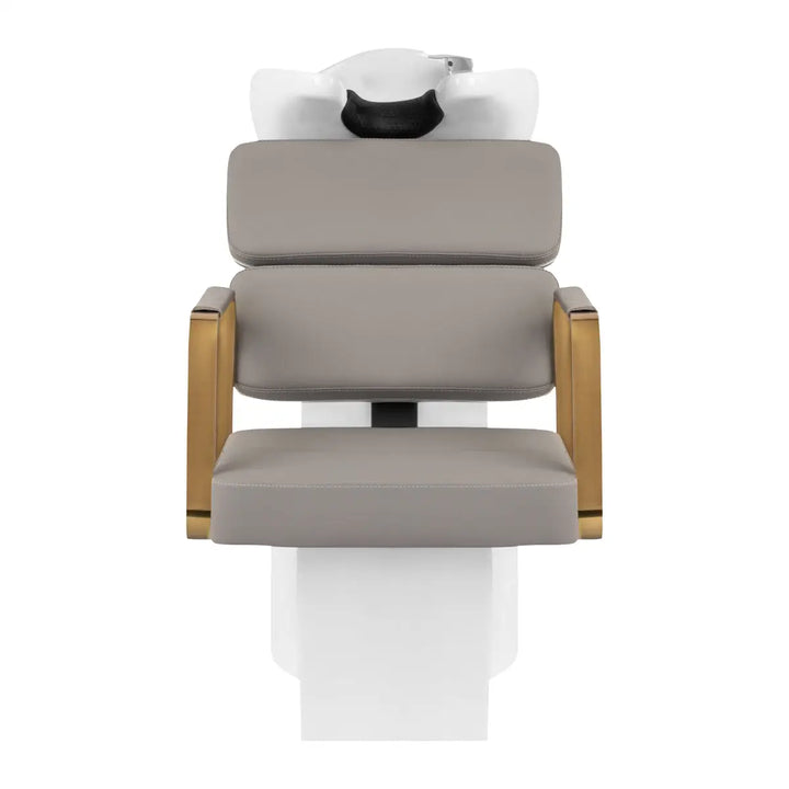 Gabbiano Friseurwäsche Porto Gold Grau - Friseur-Waschbecken