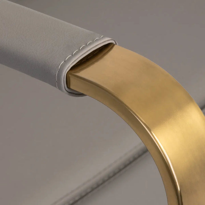 Gabbiano Friseurwäsche Porto Gold Grau - Friseur-Waschbecken