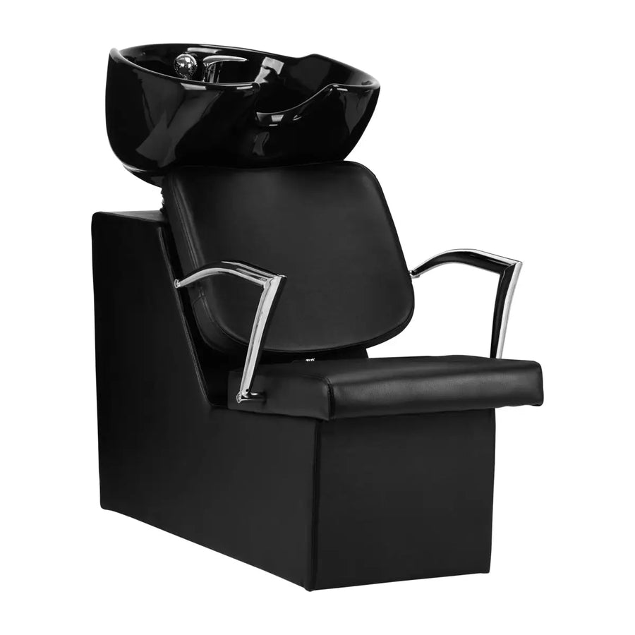 Gabbiano Friseurwaschanlage Dallas Schwarz - Friseur-Waschbecken