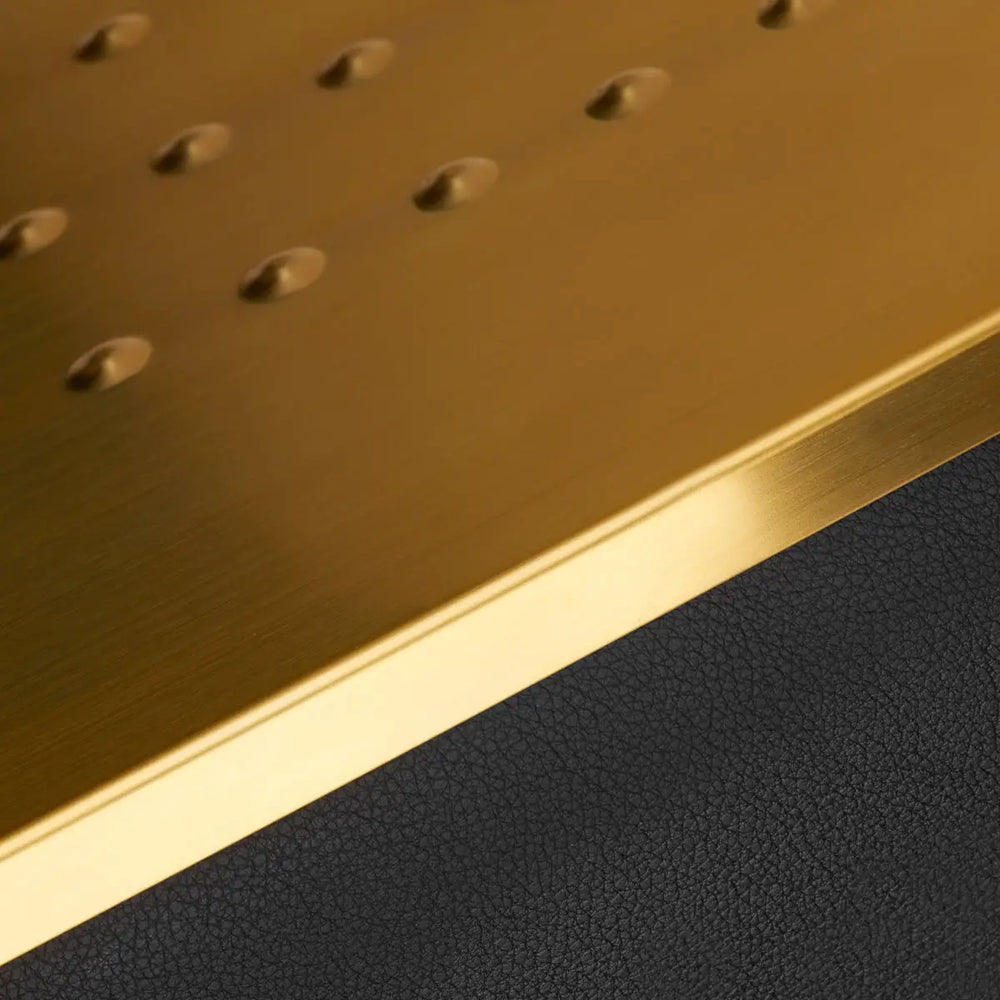 Gabbiano Friseurwaschanlage Diana Gold Schwarz - Friseur-Waschbecken
