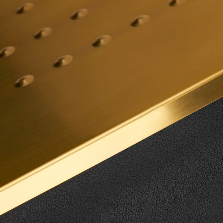 Gabbiano Friseurwaschanlage Diana Gold Schwarz - Friseur-Waschbecken