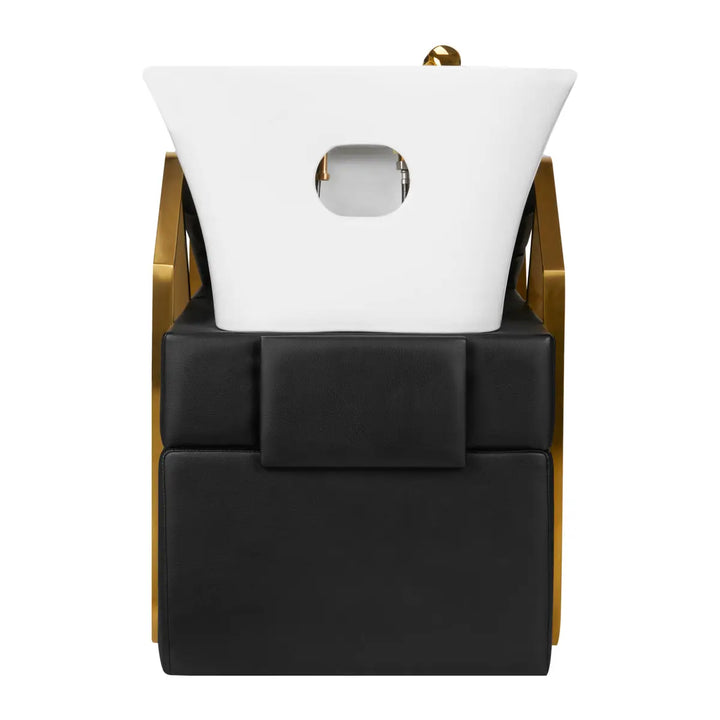 Gabbiano Friseurwaschanlage Diana Gold Schwarz - Friseur-Waschbecken