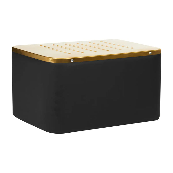 Gabbiano Friseurwaschanlage Diana Gold Schwarz - Friseur-Waschbecken