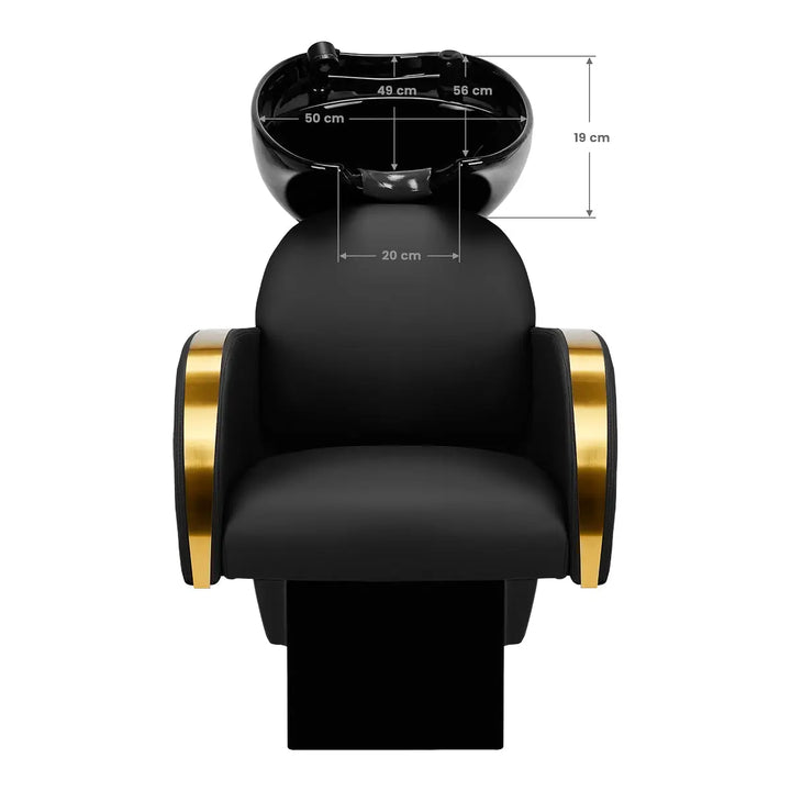 Gabbiano Friseurwaschanlage Málaga gold schwarz