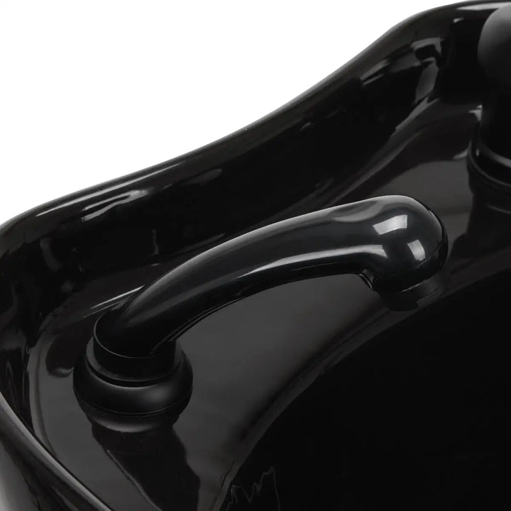 Gabbiano Friseurwaschanlage Prato Gold - Schwarz - Friseur-Waschbecken