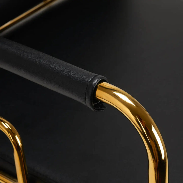 Gabbiano Friseurwaschanlage Prato Gold - Schwarz - Friseur-Waschbecken