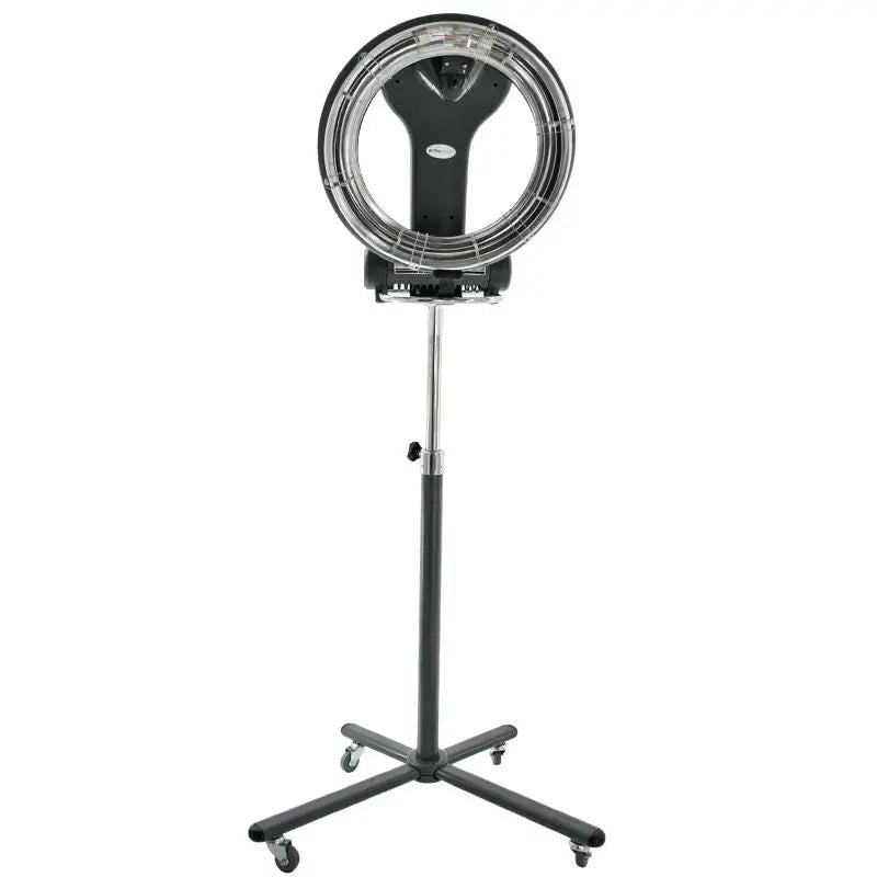 Rolling Salon Haartrockner Gabbiano Infrarothaum Trockenhaube mit Stativ in Grau
