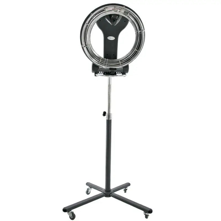 Rolling Salon Haartrockner Gabbiano Infrarothaum Trockenhaube mit Stativ in Grau