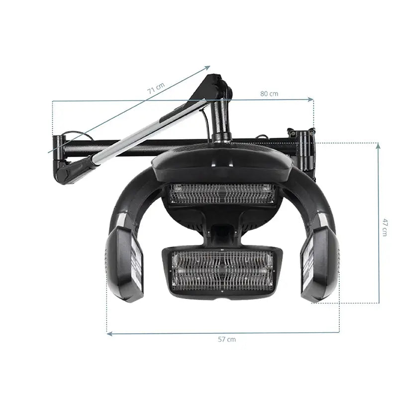 Gabbiano Infrazon Hängend 628A Schwarz - Trockenhaube