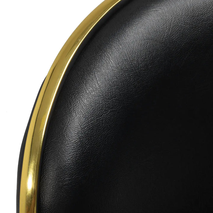 Gabbiano Kosmetikhocker Q-4599G schwarz - Kosmetikhocker