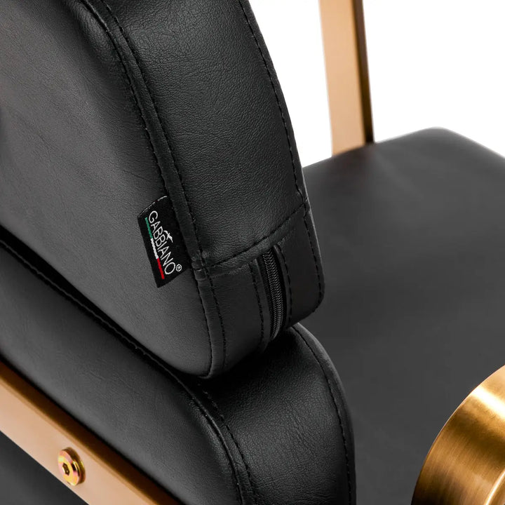 Gabbiano Porto-GM Friseurstuhl schwarz - Friseurstuhl