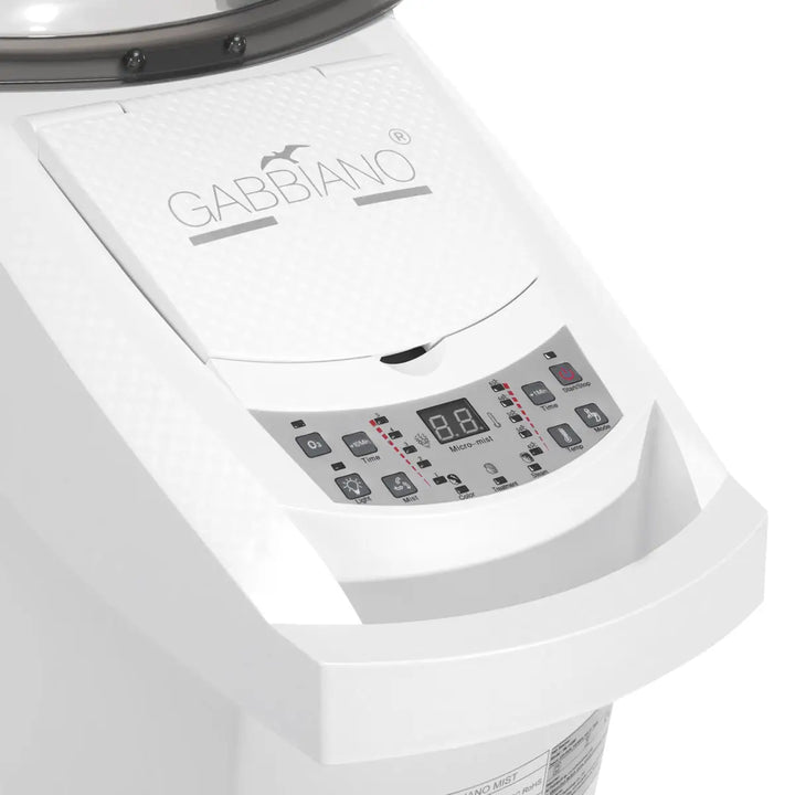 Gabbiano Stehfriseursauna 408D weiß mit aktivem Ozon