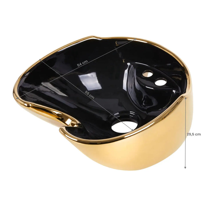 Gabbiano Waschschüssel Gold - Friseur-Waschbecken