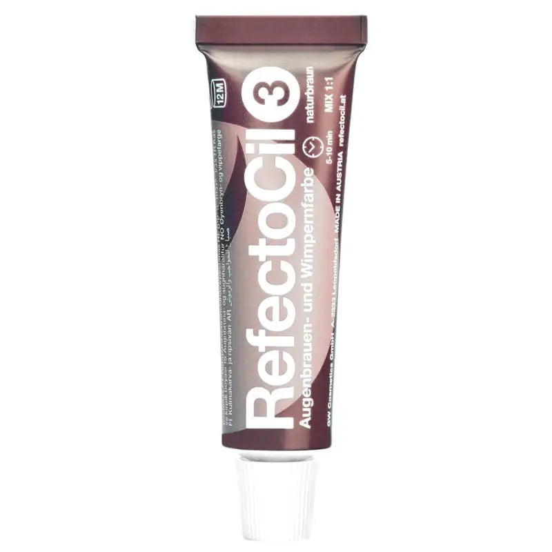 Tube RefectoCil Augenbrauen- und Wimpernfarbe für Gel Henna RefectoCil 3 Braun