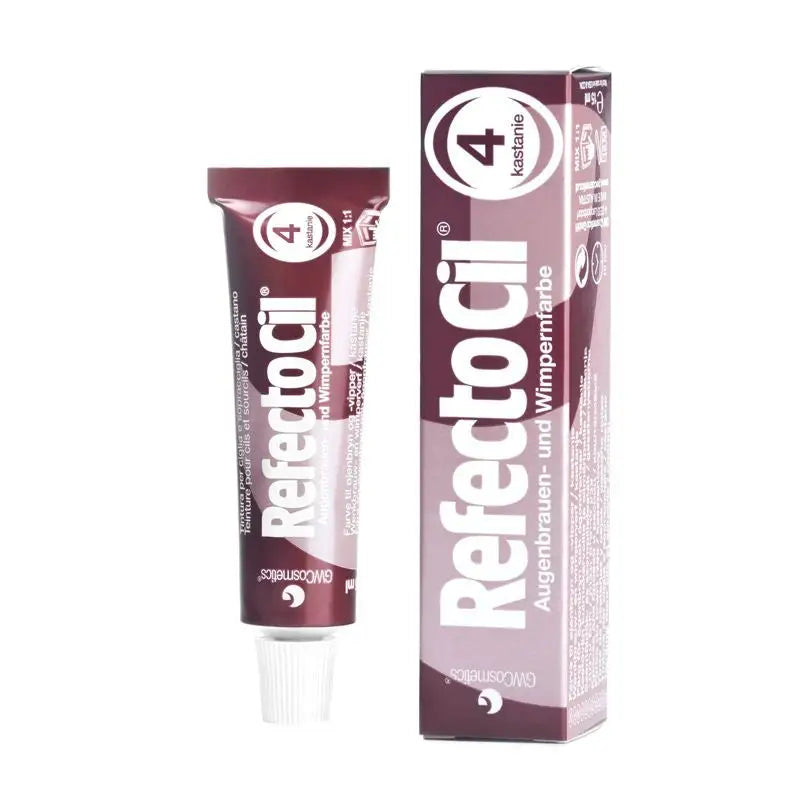 RefectoCil Gel Henna 4 Kastanienbraun für Augenbrauen und Wimpern färben