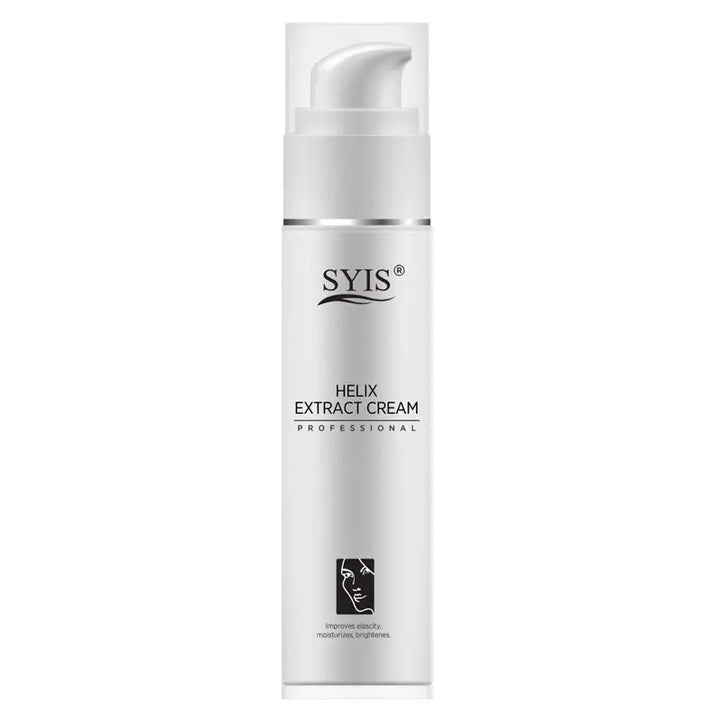 Weiße Pumpflasche mit Helix Extrakt Creme auf Produktgerät Mikrodermabrasion AM60