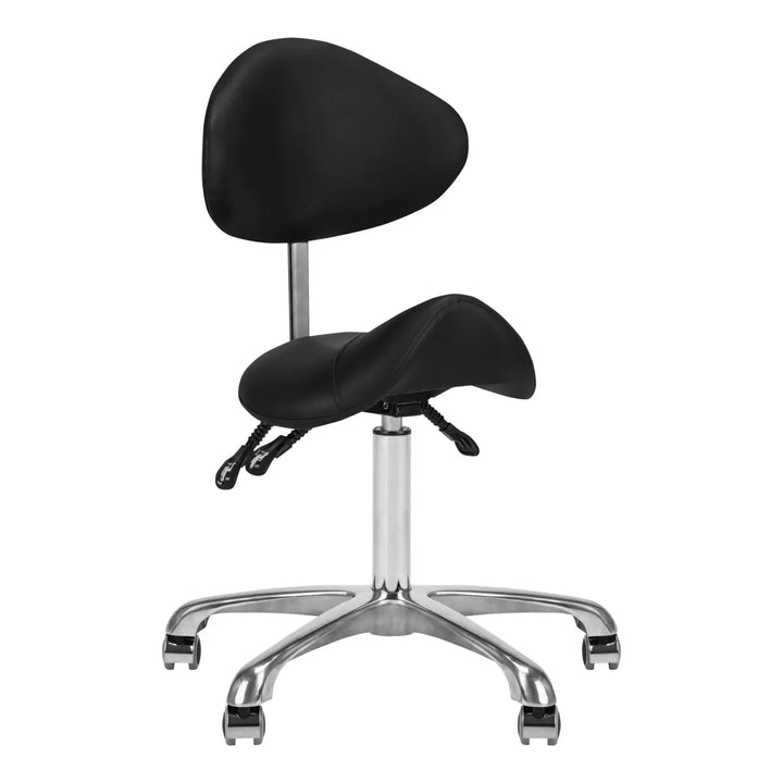 Giovanni Kosmetikhocker 1004 Schwarz - Friseurstuhl