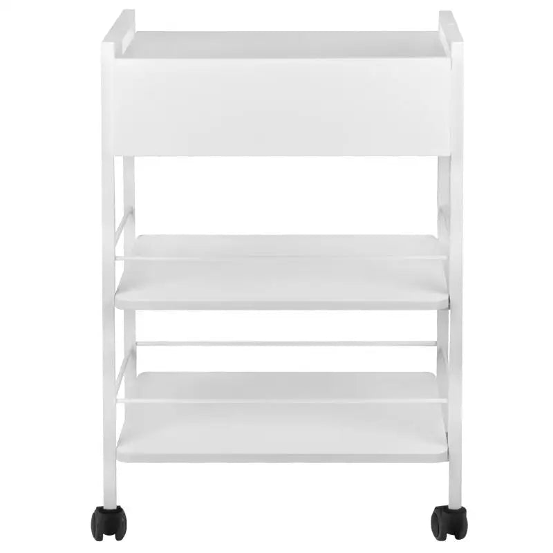 Weißer Rollwagen Giovanni Kosmetikwagen typ 1019a für professionelle Kosmetikservice