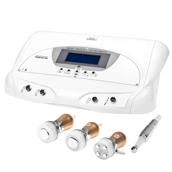 Weiße Mesotherapie-Instrument mit Aufsätzen für Giovanni Mesotherapiegerät Classic