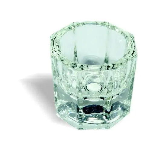 Klarer facettierter Glassdappenbehälter für Glas klar Produkt