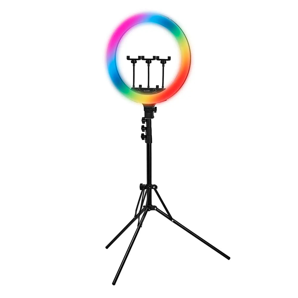 GLOW RGB Ringlicht 18’’ bsc mit 45W Stativ