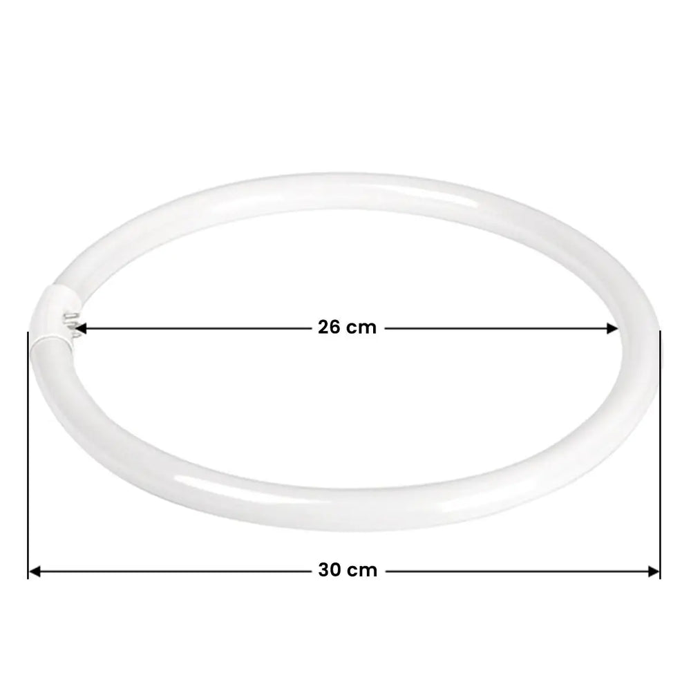 Runde Leuchtstoffröhre für Lampe Ring 12 Zoll 35W mit Abmessungen sichtbar