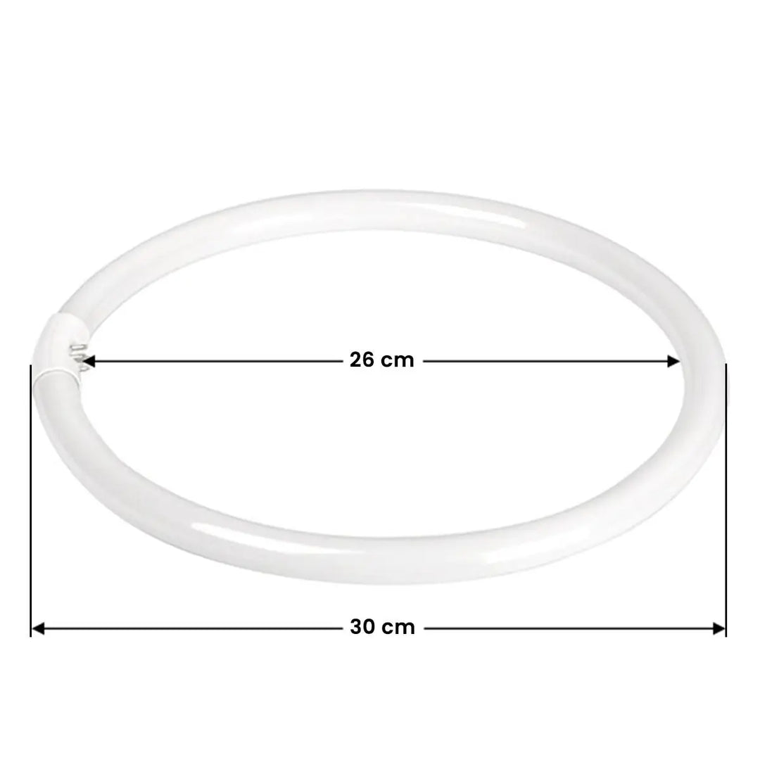 Runde Leuchtstoffröhre für Lampe Ring 12 Zoll 35W mit Abmessungen sichtbar