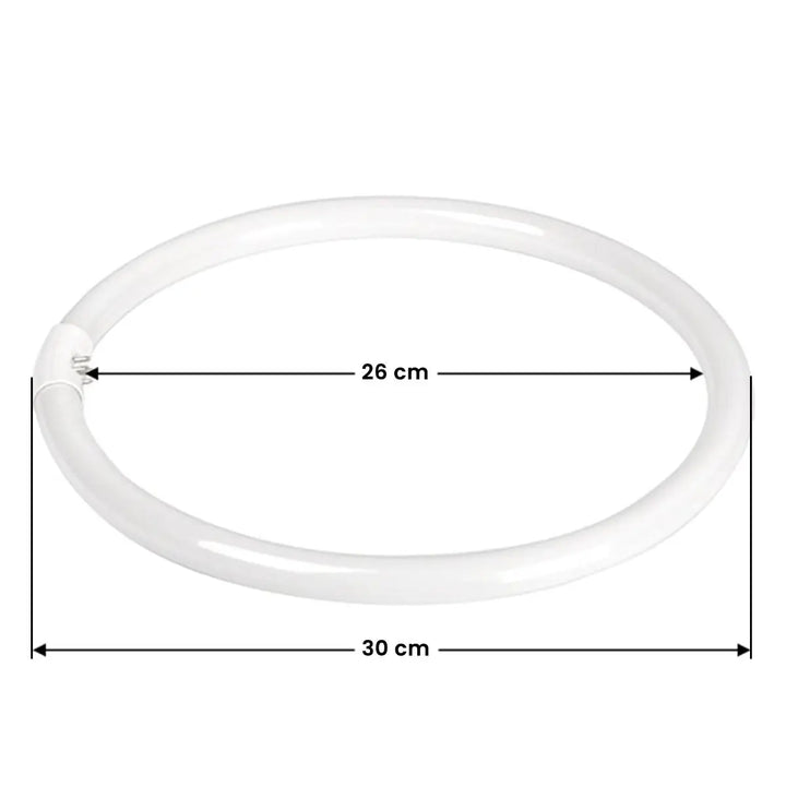 Runde Leuchtstoffröhre für Lampe Ring 12 Zoll 35W mit Abmessungen sichtbar