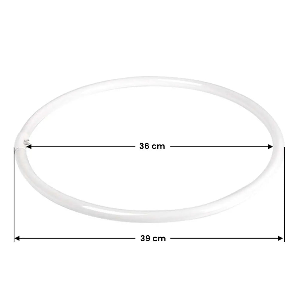 Ovale transparente Kunststoffring mit Maßen für Glühbirne für Ringlampe 18 55W