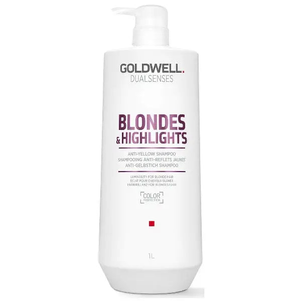 Goldwell Dualsenses Blondes & Highlights Anti-Yellow Shampoo Flasche