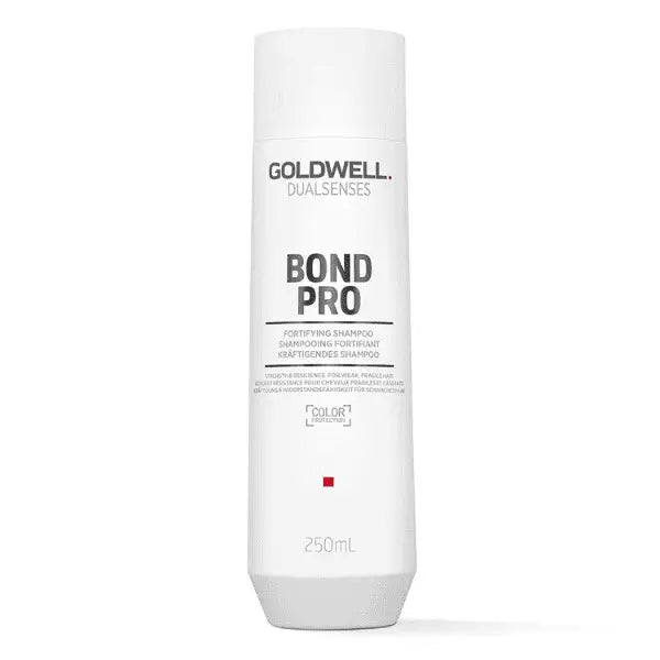 Weiße Flasche Bond Pro Shampoo von Goldwell Dualsenses für starkes Haar