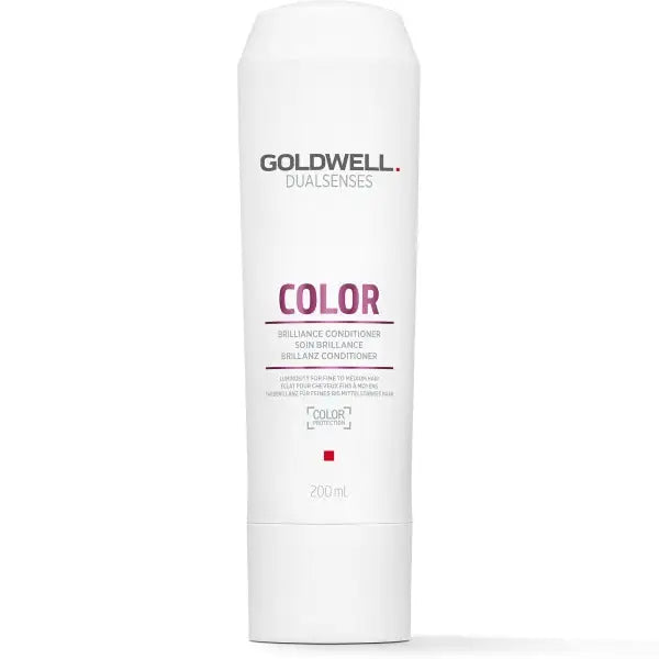 Weiße Flasche Goldwell Dualsenses Color Brilliance Conditioner Haarspülung