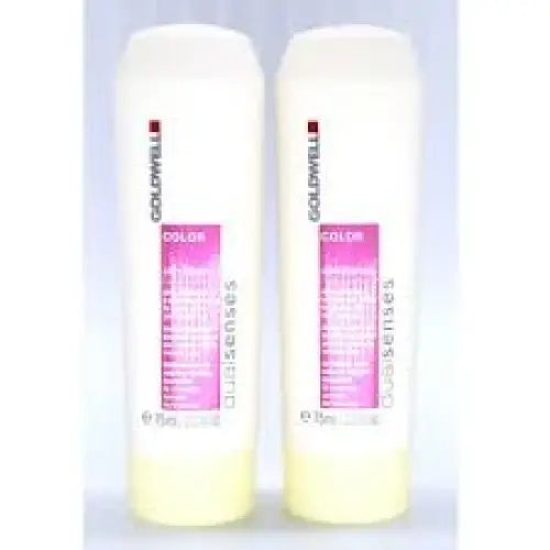 Zwei Goldwell Dualsenses Color Conditioner Haarpflegeflaschen auf Produktbild