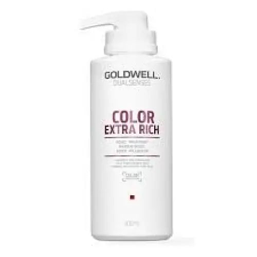 Weiße Flasche des Goldwell Dualsenses Color Extra Rich 60 Sec Treatments