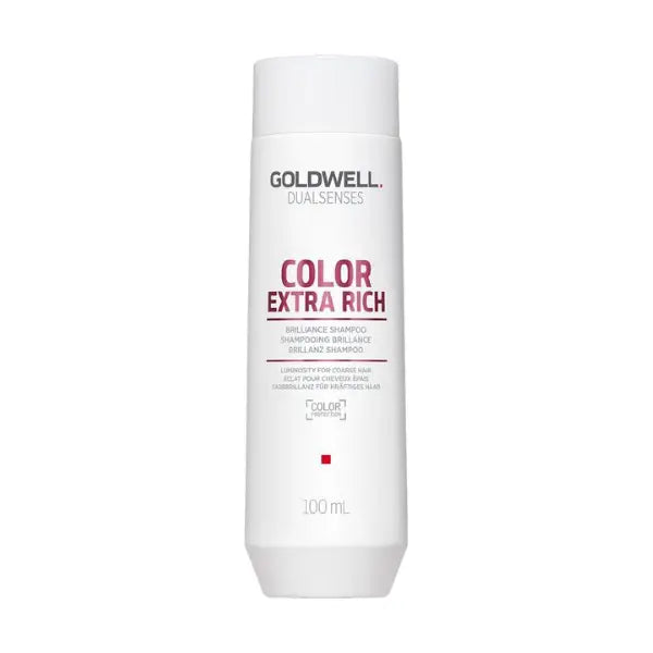 Weiße Shampoo-Flasche Goldwell Dualsenses Color Extra Rich Brilliance Shampoo