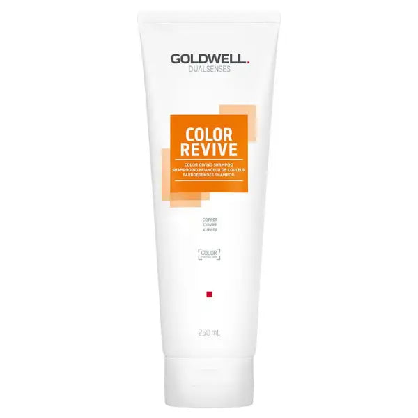 Weiße Tube Goldwell Dualsenses Color Revive Shampoo zur Farbauffrischung