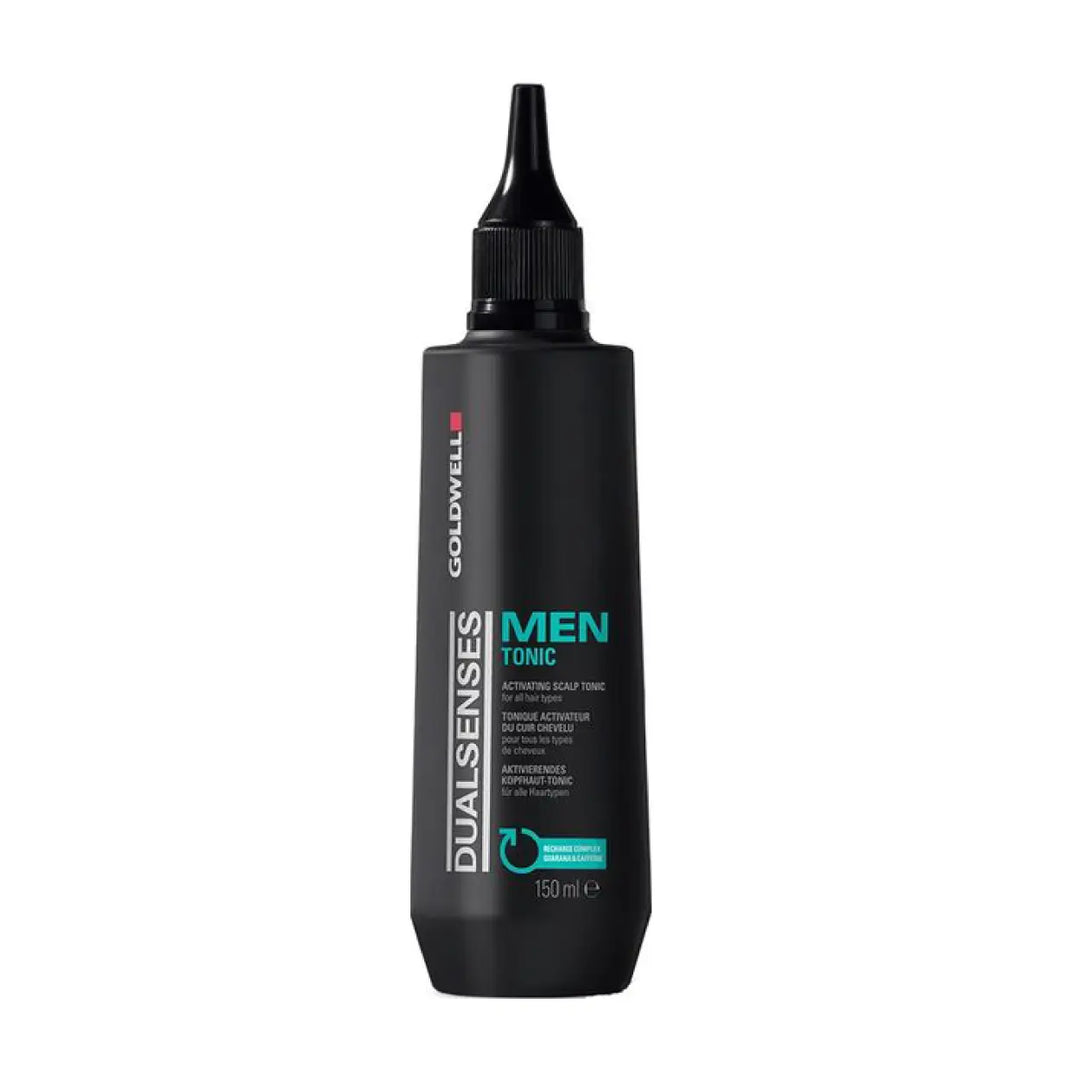 Schwarze Flasche Goldwell Dualsenses Men Activating Scalp Tonic für Männerhaarpflege