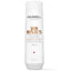 Weiße Flasche Goldwell Dualsenses Sun Reflects After Sun Shampoo auf weißem Hintergrund